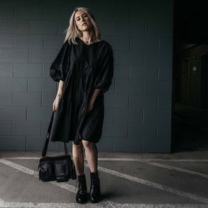 & Other Stories balloon sleeve dress